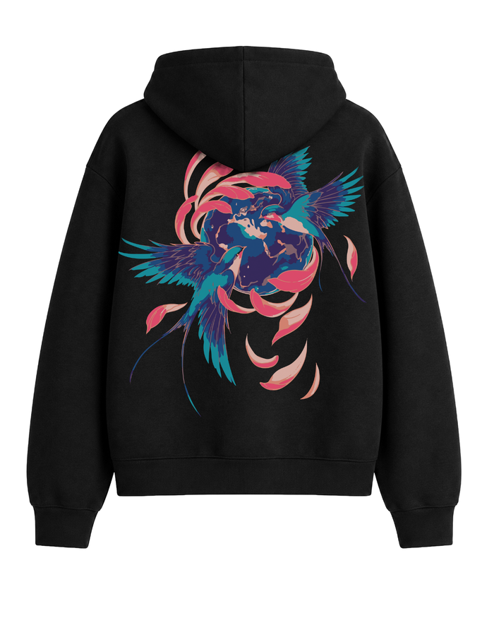 LOST IN MOTION HOODIE BLACK