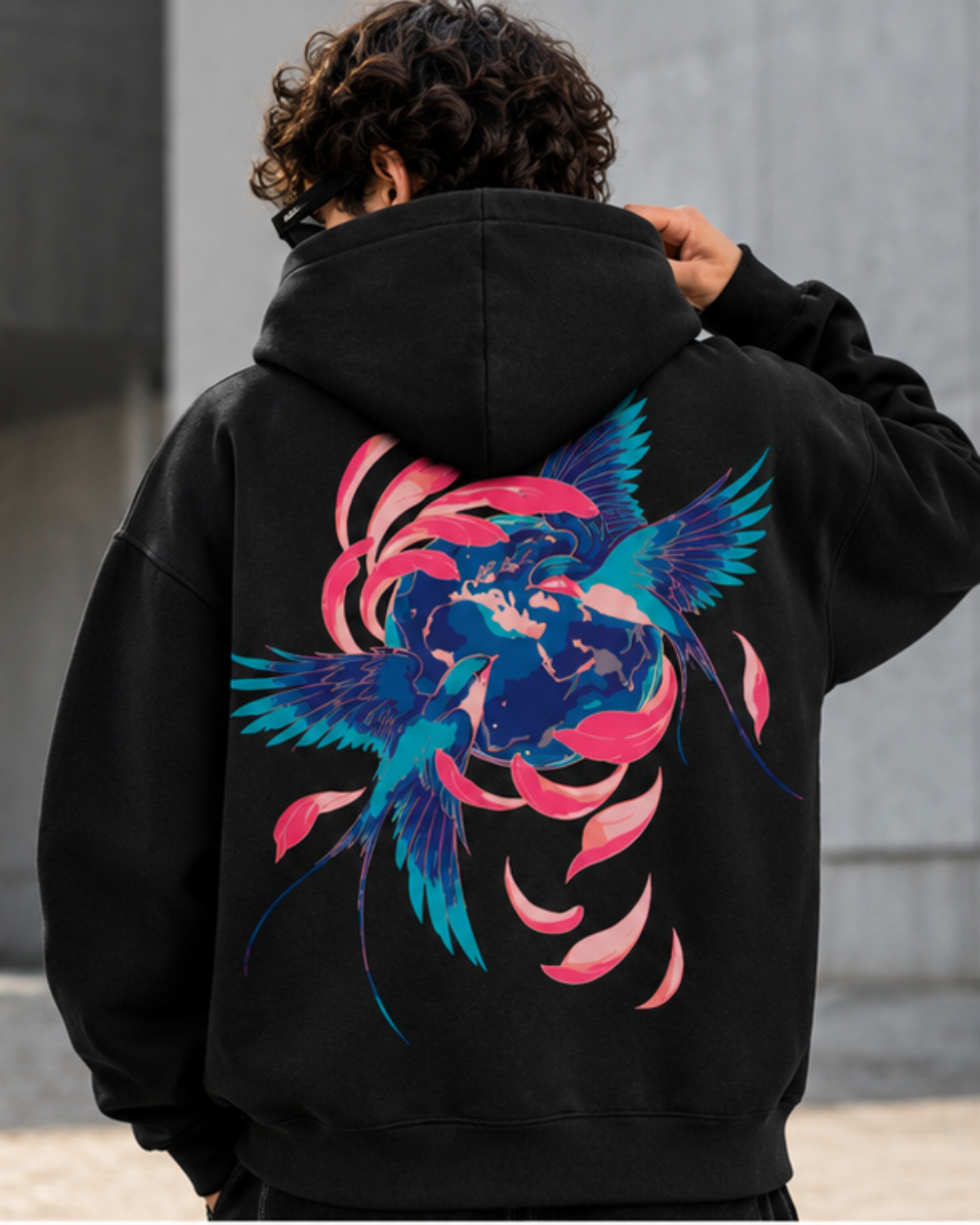 LOST IN MOTION HOODIE BLACK