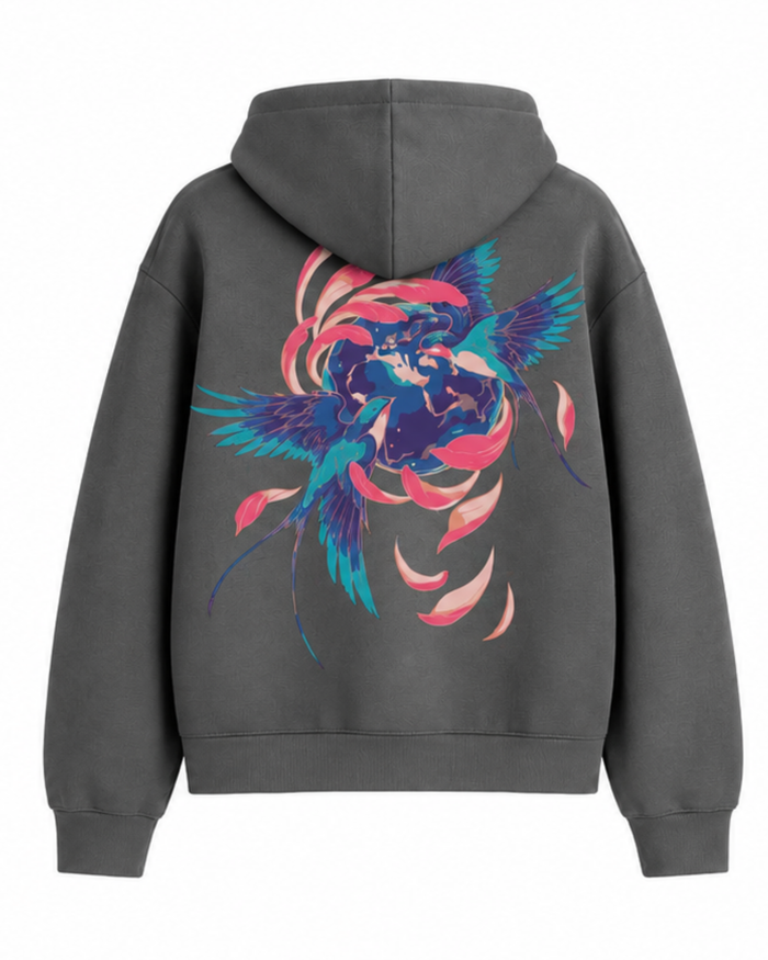 LOST IN MOTION HOODIE GREY