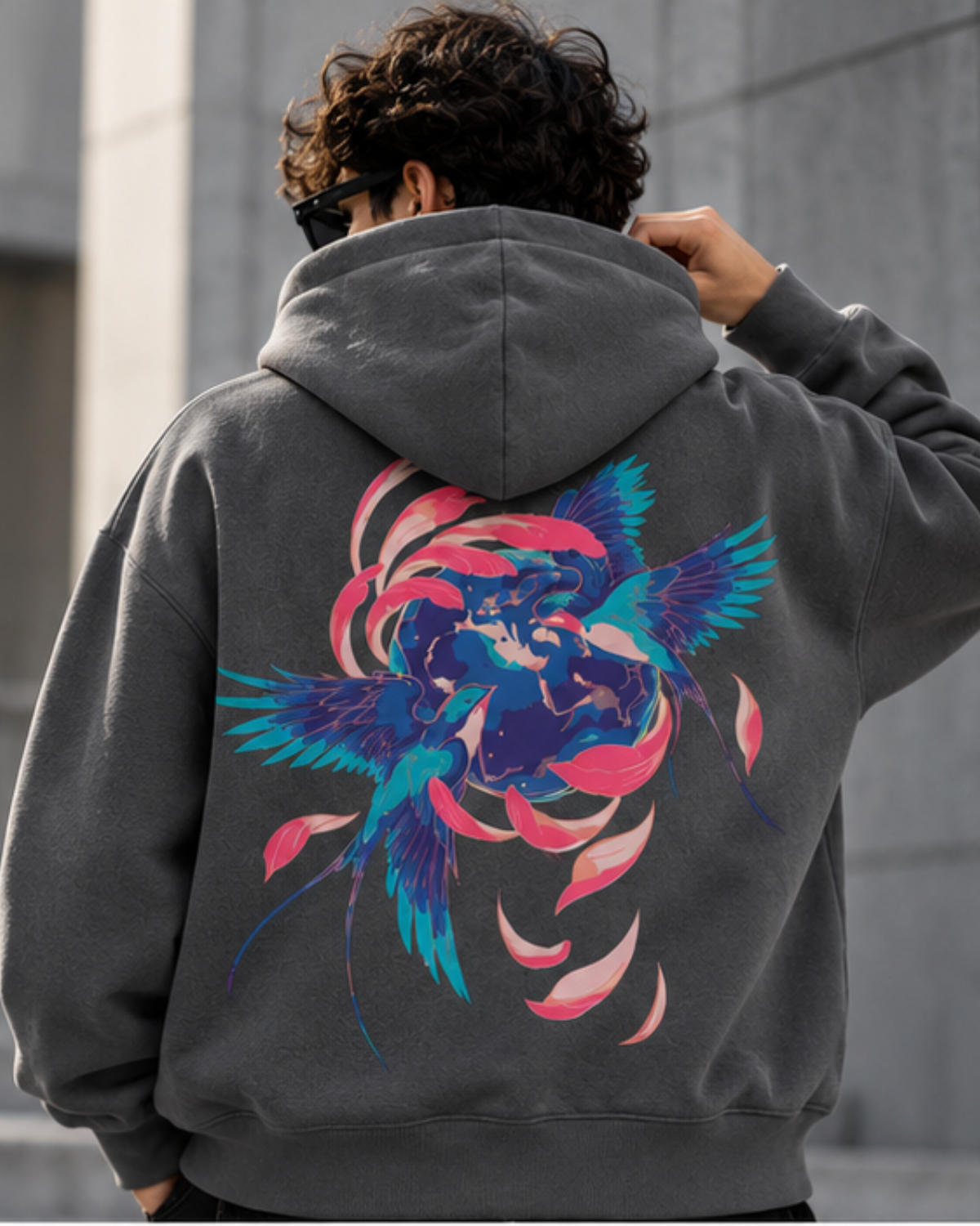 LOST IN MOTION HOODIE GREY