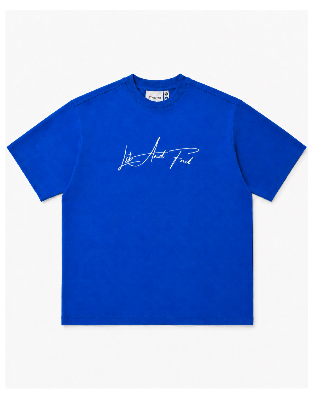 LST AND FND MONOGRAM COBALT