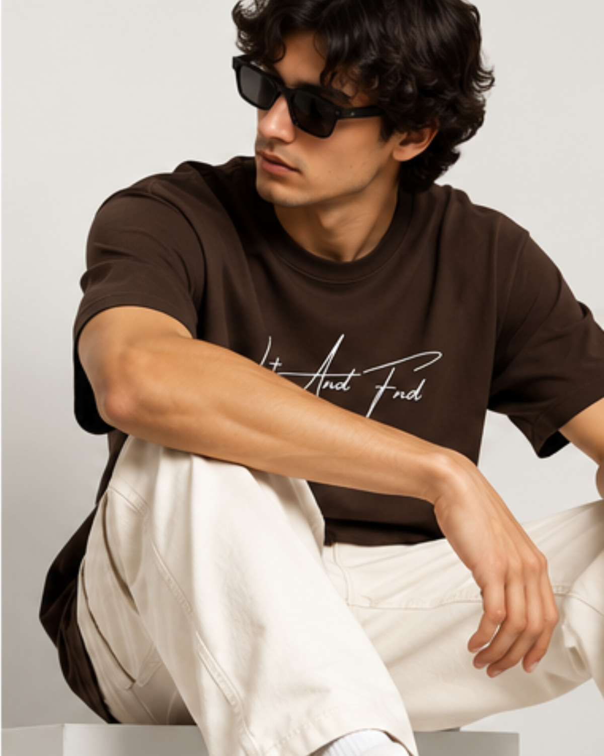 LST AND FND MONOGRAM MOCHA