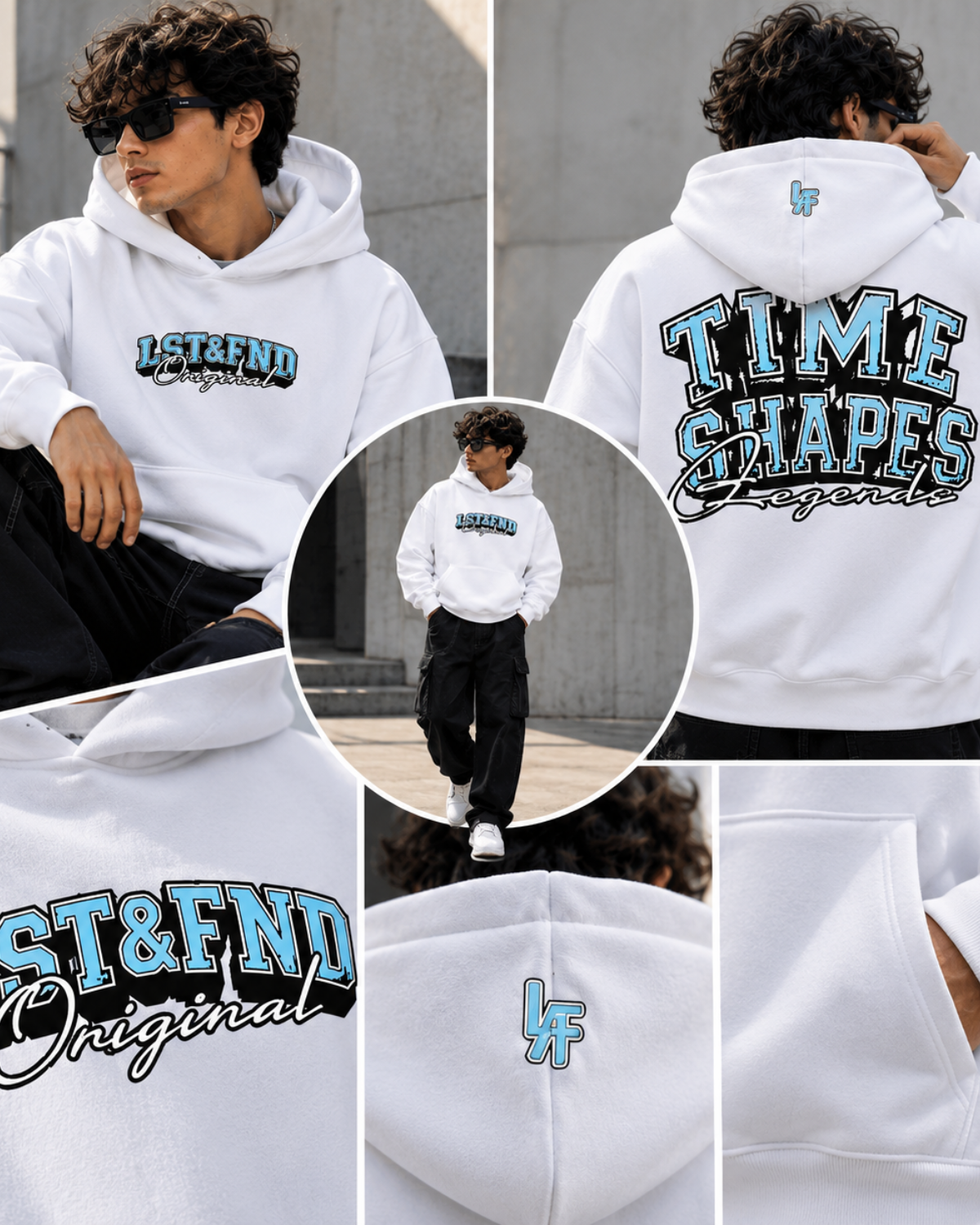 LEGENDS HOODIE WHITE
